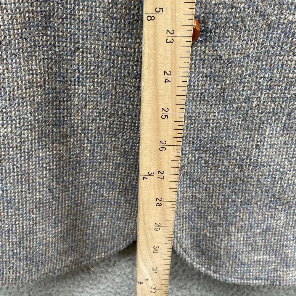 Vintage The Gallery Haggar Blazer Mens 44L Elbow Patch Old Money Preppy Business